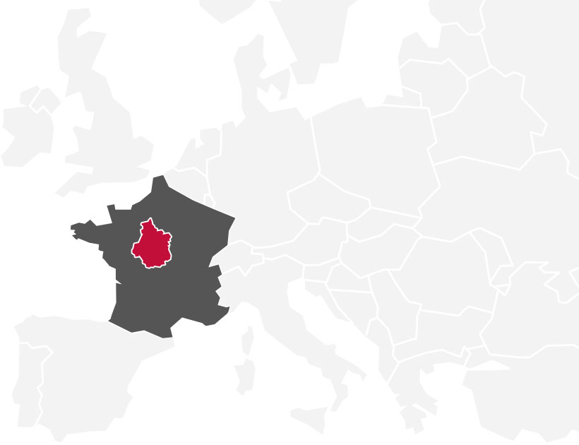 Centre-Val de Loire Region, in the heart of Europe